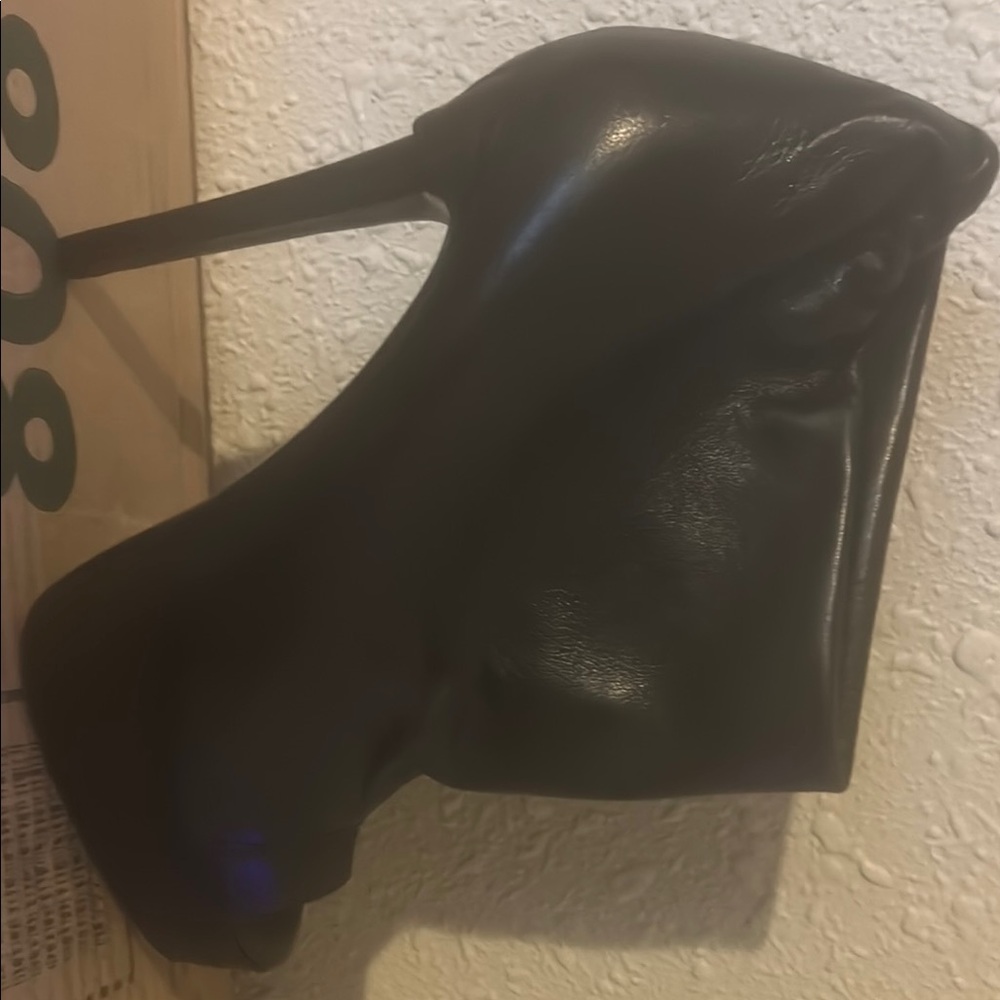 Ruthie Davis Black Heeled Boots Sleek Streamlined Design